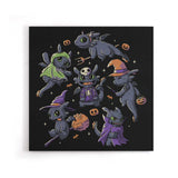 Halloween Dragons - Canvas Print