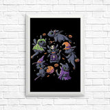 Halloween Dragons - Posters & Prints