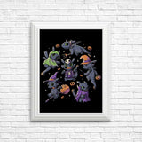 Halloween Dragons - Posters & Prints