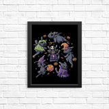 Halloween Dragons - Posters & Prints