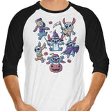 Halloween Experiments - 3/4 Sleeve Raglan T-Shirt