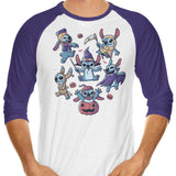 Halloween Experiments - 3/4 Sleeve Raglan T-Shirt