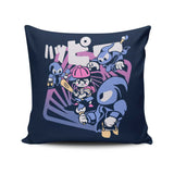 Happy Attack - Throw Pillow
