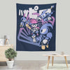 Happy Attack - Wall Tapestry