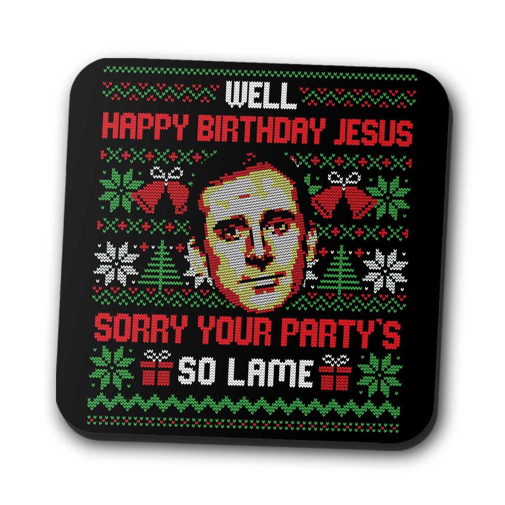 Happy Birthday Jesus - Coasters