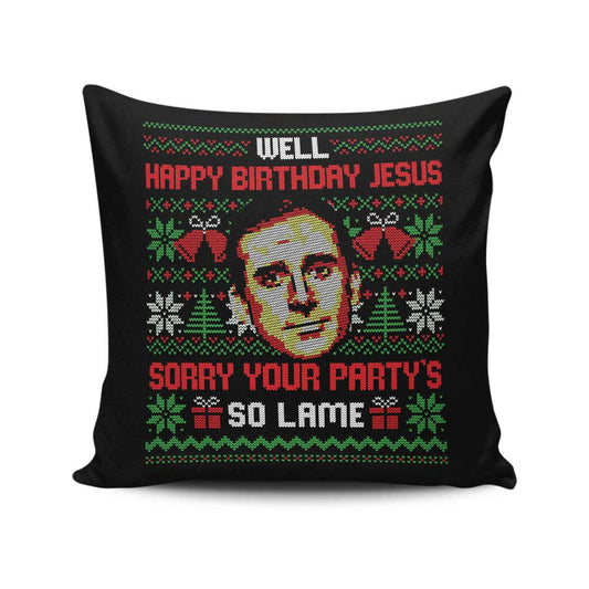 Happy Birthday Jesus - Throw Pillow