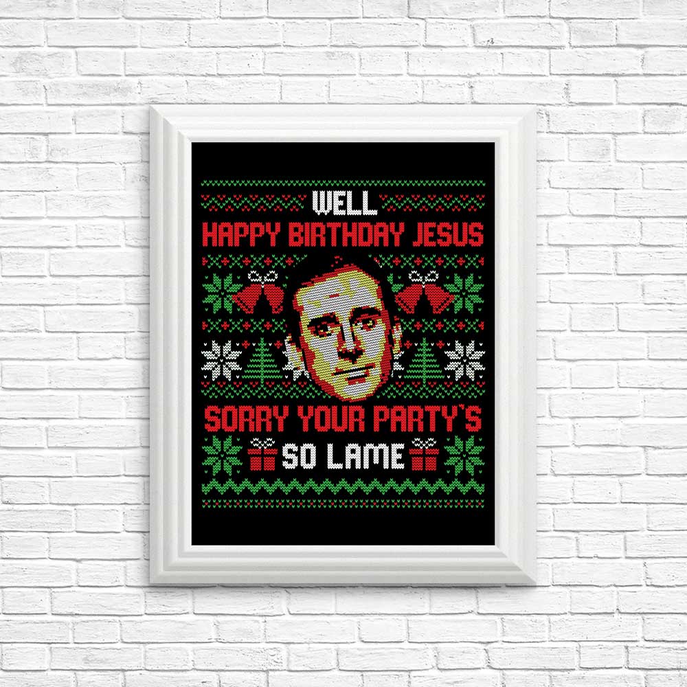 Happy Birthday Jesus - Posters & Prints