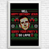 Happy Birthday Jesus - Posters & Prints