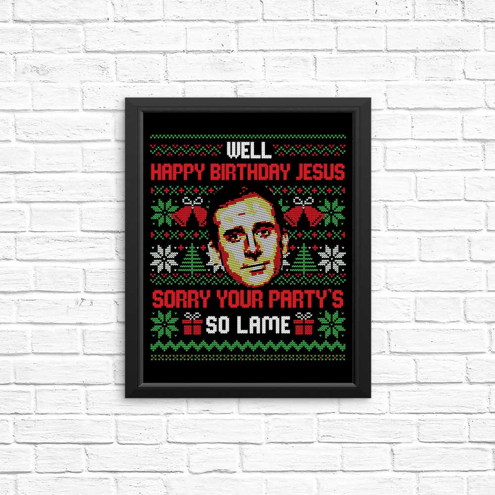 Happy Birthday Jesus - Posters & Prints