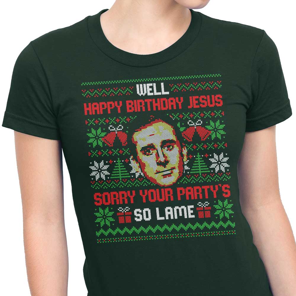 Happy Birthday Jesus - Women's Apparel