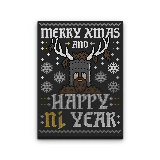 Happy Ni Year - Canvas Print