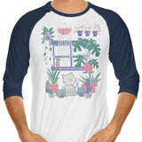 Happy Place - 3/4 Sleeve Raglan T-Shirt