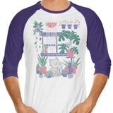 Happy Place - 3/4 Sleeve Raglan T-Shirt