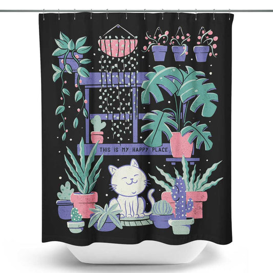 Happy Place - Shower Curtain