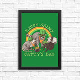 Happy Saint Catty's Day - Posters & Prints
