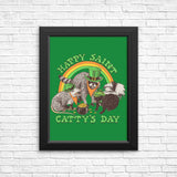 Happy Saint Catty's Day - Posters & Prints