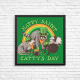 Happy Saint Catty's Day - Posters & Prints