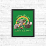 Happy Saint Catty's Day - Posters & Prints