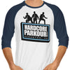 Hardcore Parkour - 3/4 Sleeve Raglan T-Shirt