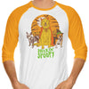 Heckin Spoopy - 3/4 Sleeve Raglan T-Shirt