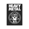 Heeler Metal - Canvas Print