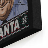 Hello Santa Sweater - Canvas Print
