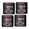 Hello Santa Sweater - Coasters