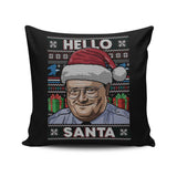 Hello Santa Sweater - Throw Pillow