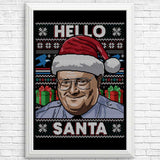 Hello Santa Sweater - Posters & Prints
