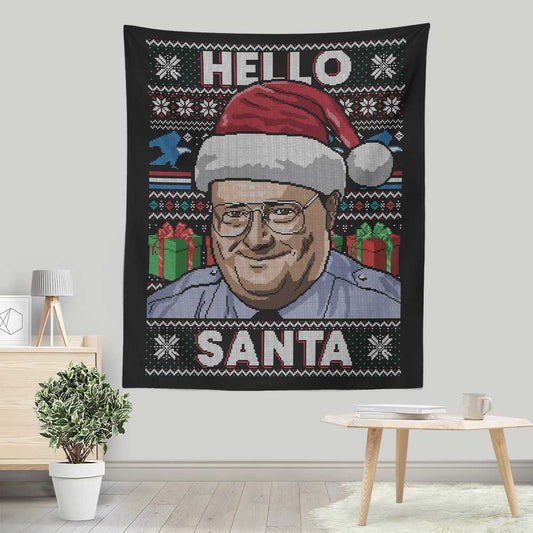 Hello Santa Sweater - Wall Tapestry