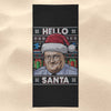 Hello Santa Sweater - Towel
