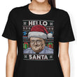 Hello Santa Sweater - Women's Apparel