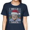 Hello Santa Sweater - Women's Apparel