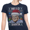 Hello Santa Sweater - Women's Apparel