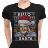 Hello Santa Sweater - Women's Apparel