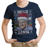 Hello Santa Sweater - Youth Apparel