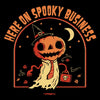 Here on Spooky Business - Men's V-Neck