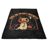 Here on Spooky Business - Fleece Blanket