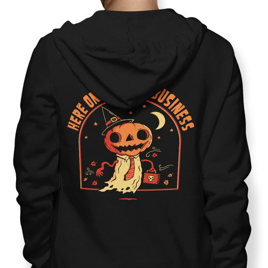 Here on Spooky Business - Hoodie