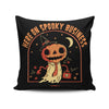 Here on Spooky Business - Throw Pillow
