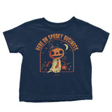 Here on Spooky Business - Youth Apparel