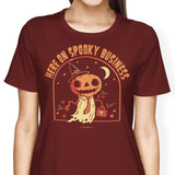 Here on Spooky Business - Women's Apparel
