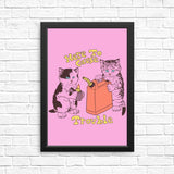 Here to Cause Trouble - Posters & Prints