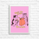 Here to Cause Trouble - Posters & Prints