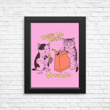 Here to Cause Trouble - Posters & Prints