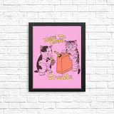 Here to Cause Trouble - Posters & Prints