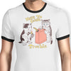 Here to Cause Trouble - Ringer T-Shirt