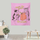 Here to Cause Trouble - Wall Tapestry