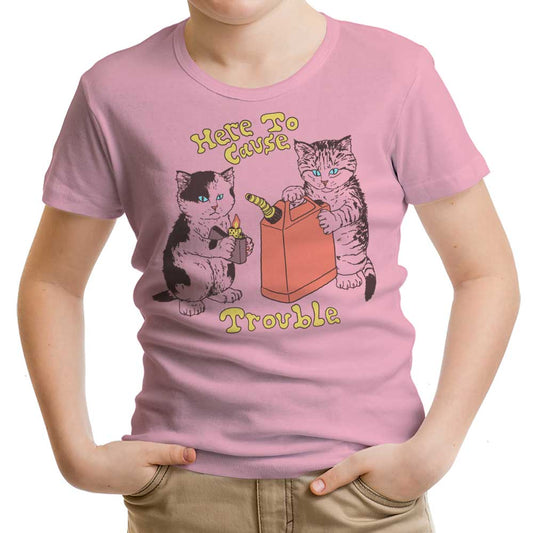 Here to Cause Trouble - Youth Apparel