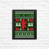 Here We Knit - Posters & Prints